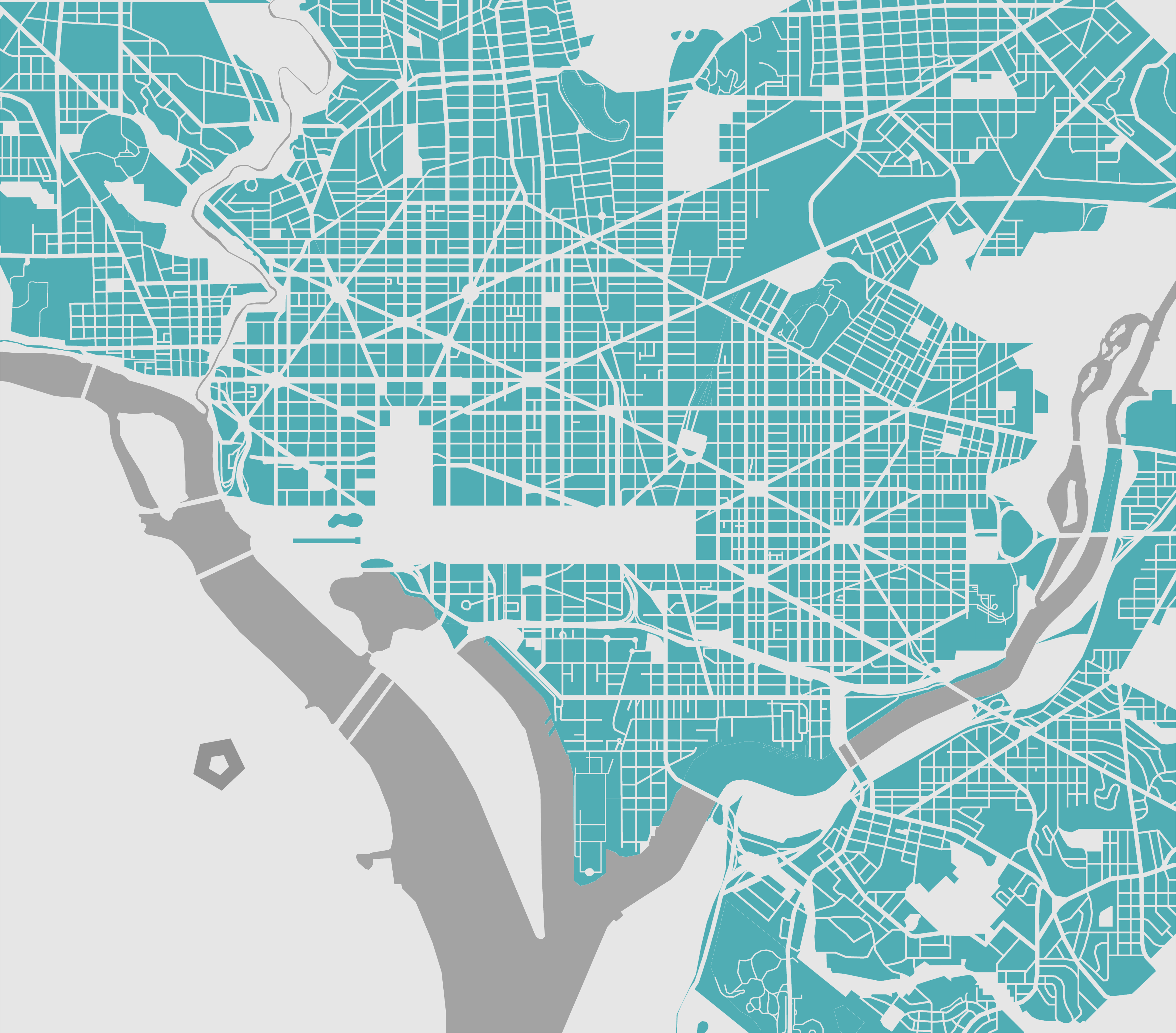 Washington, D.C. map